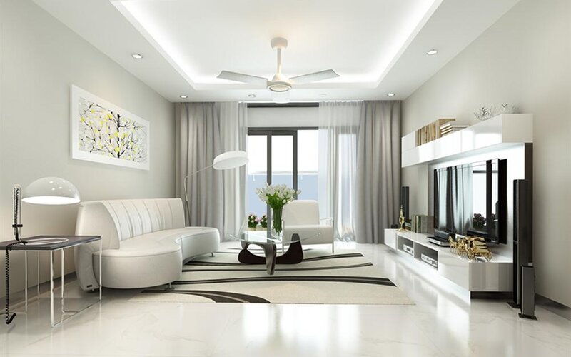 High-Tech Style Living room design | Living room design styles, Simple  living room designs, Small living room design